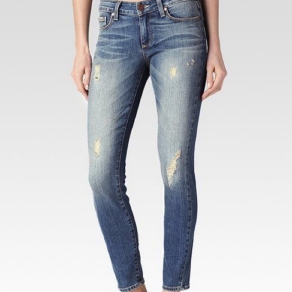 PAIGE Denim - PAIGE Denim Verdungo Ankle Skinny Jeans in Hendrix Wash•28